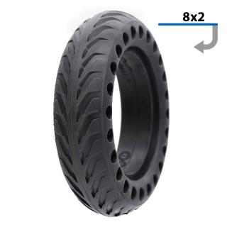 Cauciuc Plin 8x2,   pentru trotinete electrice Kugoo S1, E-TWOW, Rider T1, Myria ,   Fara Pana