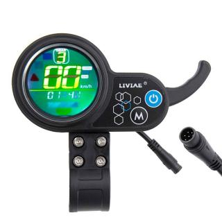 Display LIVIAE 6 Pini pentru Trotineta Electrica Myria ,   Ecran Digital si Functionalitate Avansata