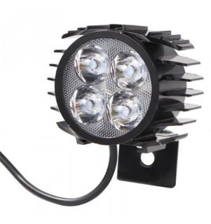 Far LED Frontal cu Claxon pentru Trotineta Electrica 12V-72V ,   Compatibil Universal