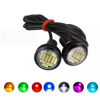 Set 2 Lumini LED Eagle Eye Alb pentru trotineta electrica