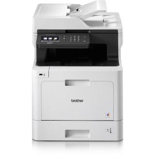 Brother DCP-L8410CDW copiator cu ADF laser color A4 , printer duplex laser color A4  USB 2.0 + retea, scaner color A4,  wireless FACE DOAR MPRIMARE FATA-VERSO AUTOMATA