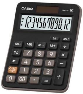 Calculator de birou Casio MX-12B, 12 digits, negru