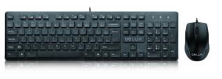 Kit Tastatura si Mouse Wireless DELUX KA150+M136
