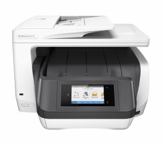 Multifunctional Inkjet Color HP OfficeJet Pro 8730 e AIO, A4, Functii: Impr. Scan. Cop. Fax, Viteza de Printare Monocrom: 24ppm, Viteza de printare color: 20ppm, Conectivitate:USB Retea WiFi, Duplex:D