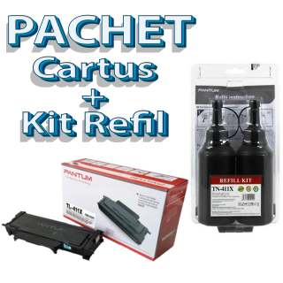 Pachet Cartus TL-411X + Kit Refil TN-411X pentru TL-411X