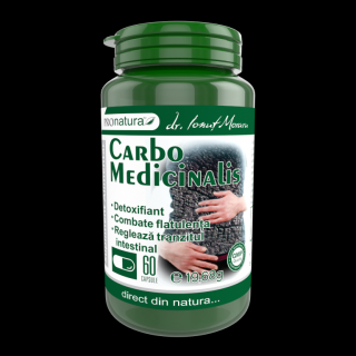 Carbo Medicinalis, 60 capsule, Medica