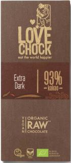 Ciocolata raw vegana bio 93% cacao eco