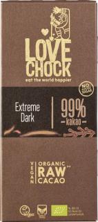 Ciocolata raw vegana extreme dark 99% cacao