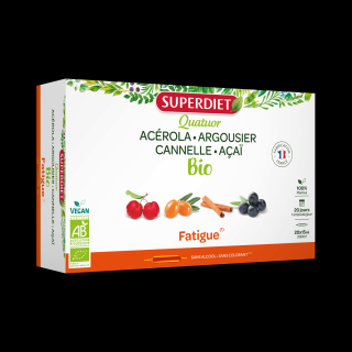 Complex tonic Bio - Acerola, catina, scortisoara si acai 20 fiole x 15 ml