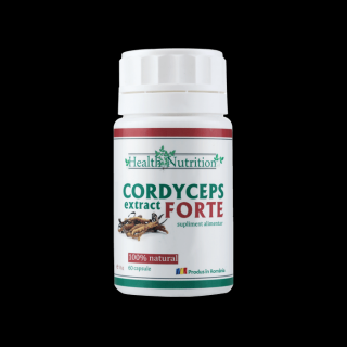 Cordyceps Extract Forte 100% natural, 60 capsule, Health Nutrition