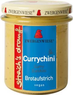 Crema bio tartinabila vegetala Currychini cu curry si zucchini