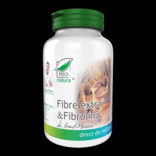 Fibre extra si fibrulina, 60 comprimate, Medica