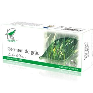 Germeni de grau, 30 capsule, Medica