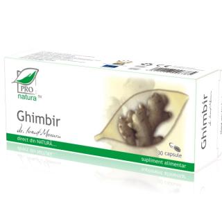 Ghimbir, 30 capsule, Medica