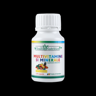 Multivitamine si Minerale, 120 CPS, Health Nutrition
