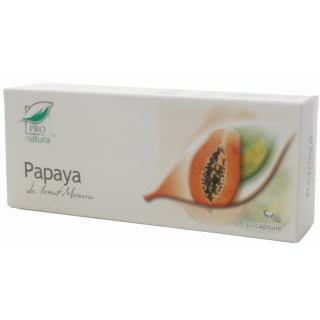 Papaya, 30 capsule, Medica