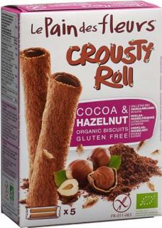 Rulouri crocante cu crema de cacao fara gluten