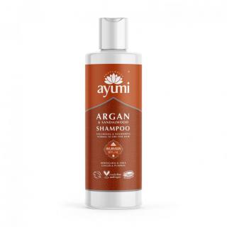 Sampon cu Ulei de Argan Lemn de Santal pentru parul fragil si subtire, Ayumi, 250 ml