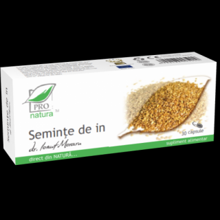 Seminte de In,  30 capsule, Medica