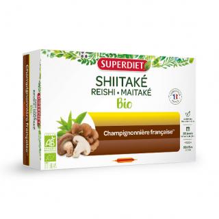 Shiitake - Reishi - Maitake - Ciuperci Bio 20 fiole x 15 ml