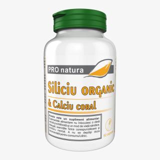 Siliciu Organic si Calciu Coral, 60 capsule, Medica