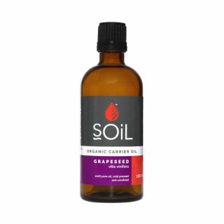 SOiL Ulei Baza Grape Seed - Seminte de struguri - 100% Organic ECOCERT 100ml