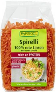 Spirelli din linte rosie fara gluten