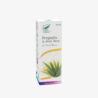 Spray cu propolis si aloe vera, 50 ml, Medica