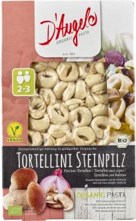 Tortellini bio cu umplutura de hribi