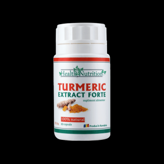 Turmeric Extract Forte 100% natural, 60 capsule, Health Nutrition