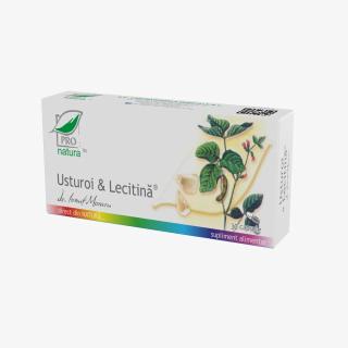 Usturoi  Lecitina, 30 capsule, Medica