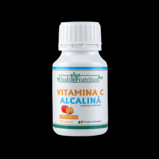 Vitamina C alcalina, 120 capsule
