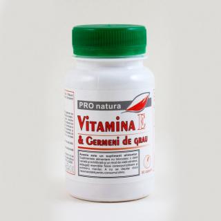 Vitamina E si Germeni de grau, 90 capsule, Medica