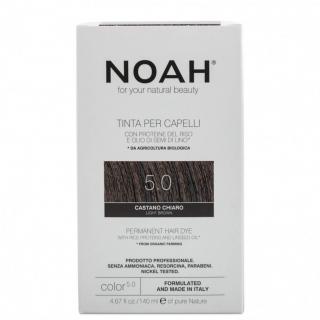 Vopsea de par naturala, Saten deschis 5.0, Noah, 140 ml