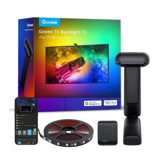Banda LED Govee H605C Envisual TV Backlight T2 RGBIC, Wi-Fi+Bluetooth, Dual Camera, 75-85 inch, 60 LEDs m