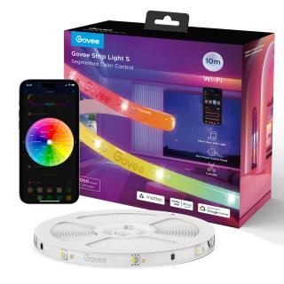 Banda LED Govee H612C RGBICW, 10m, Sincronizare Muzica, Wifi, Bluetooth, Matter, Alexa , Google Asistant