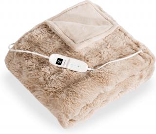 Patura Electrica Cecotec HeatConfort ThermalBlanket, Protectie impotriva supraincalzirii, Cronometru, 160 x 130 cm, 160W, 9 niveluri, Bej - Resigilat