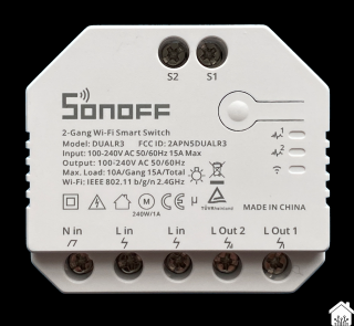 Releu Smart wireless Sonoff Dual R3