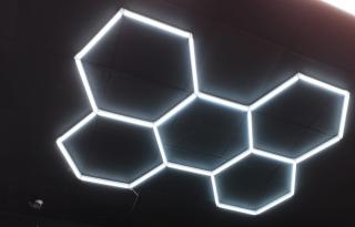 LED HONEYCOMB  tavan 200W 5 hexagoane