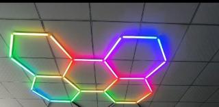 Led tavan Honeycomb RGB 5 hexagoane