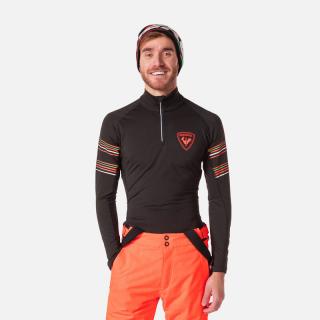 Bluza barbati Rossignol CLASSIQUE HERO 1 2 zip - Black