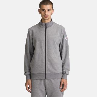 Bluza barbati Rossignol LOGO SWEAT FZ FL - heather grey