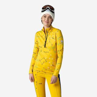 Bluza dama Rossignol JCC W BOOSTER 1 2 ZIP TOP Yellow