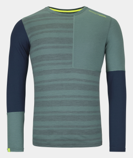 Bluza de corp barbati Ortovox - 185 Merino Rock N Wool - Arctic grey