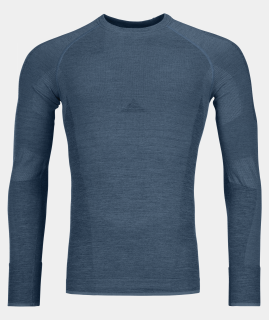 Bluza de corp barbati Ortovox - 230 Merino Competition - Petrol blue