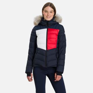 Geaca dama Tommy Hilfiger W FLAG E-FUR DOWN - sky captain