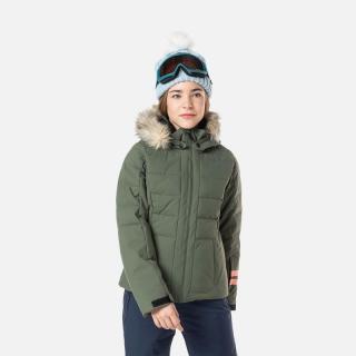 Geaca schi baieti Rossignol GIRL POLYDOWN - Ebony green