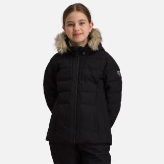 Geaca schi fete Rossignol GIRL POLYDOWN Black