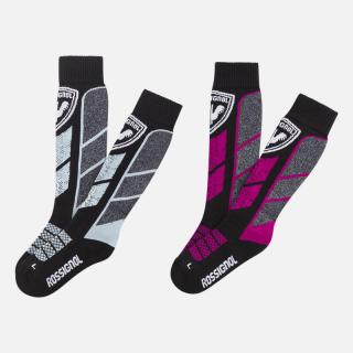 Sosete schi copii Rossignol JR THERMOTECH 2 Per - Orchid pink