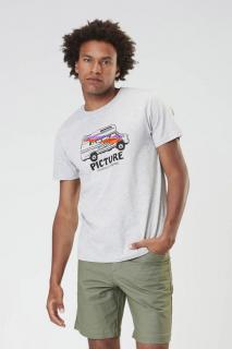 Tricou barbati Picture Custom van tee - Grey Melange